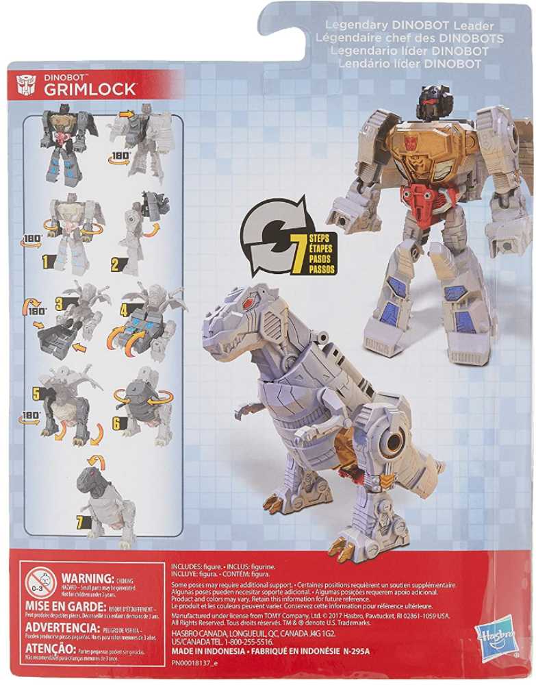 Grimlock (DG Exclusive 7”) Alpha - Hasbro (Transformers Authentics) action figure collectible [Barcode 630509635122] - Main Image 2