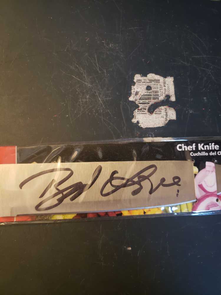 Brad Loree Signed Chef Knife  action figure collectible - Main Image 2