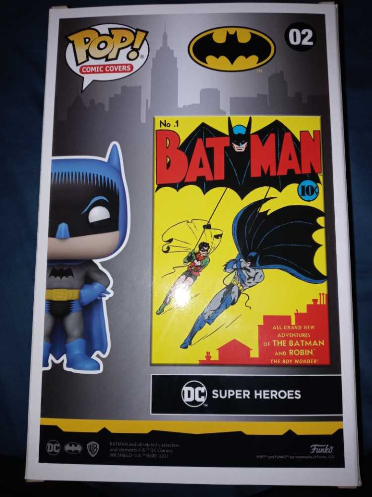 Funko Pop Comic Cover DC’s Batman #2 - Funko (Comic Covers) (Comic Book Covers (Batman)) action figure collectible [Barcode 889698574112] - Main Image 2