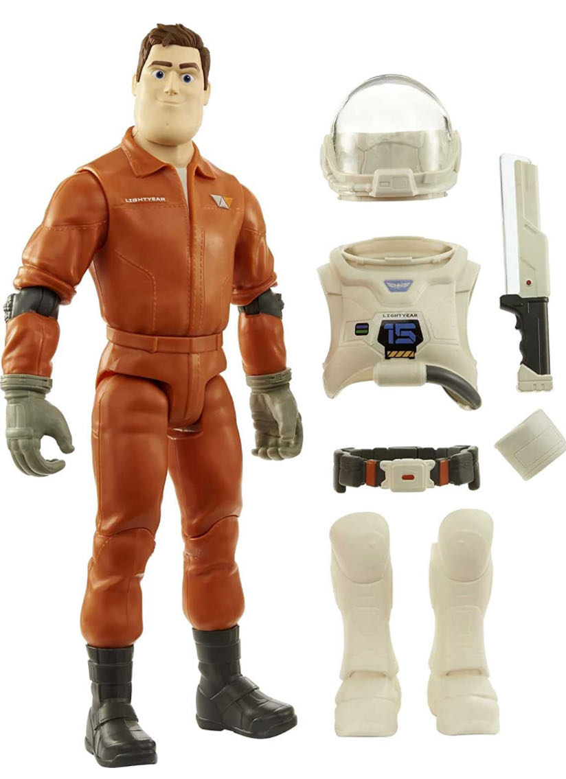Disney/Pixar Lightyear 12”: SPACE RANGER GEAR BUZZ LIGHTYEAR - Mattel (Disney•Pixar) action figure collectible [Barcode 194735068975] - Main Image 2