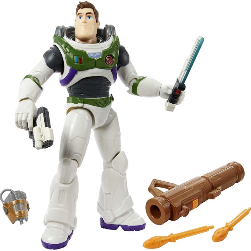 Lightyear 12”: FULLY EQUIPPED BUZZ LIGHTYEAR - Mattel (Disney•Pixar) action figure collectible [Barcode 194735078899] - Main Image 2