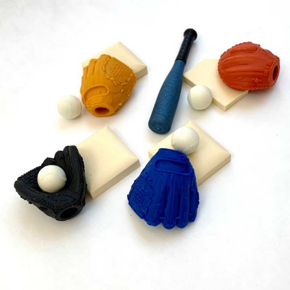 Iwako Eraser Blister Pack Baseball Set - IWAKO action figure collectible [Barcode 4991685200778] - Main Image 4