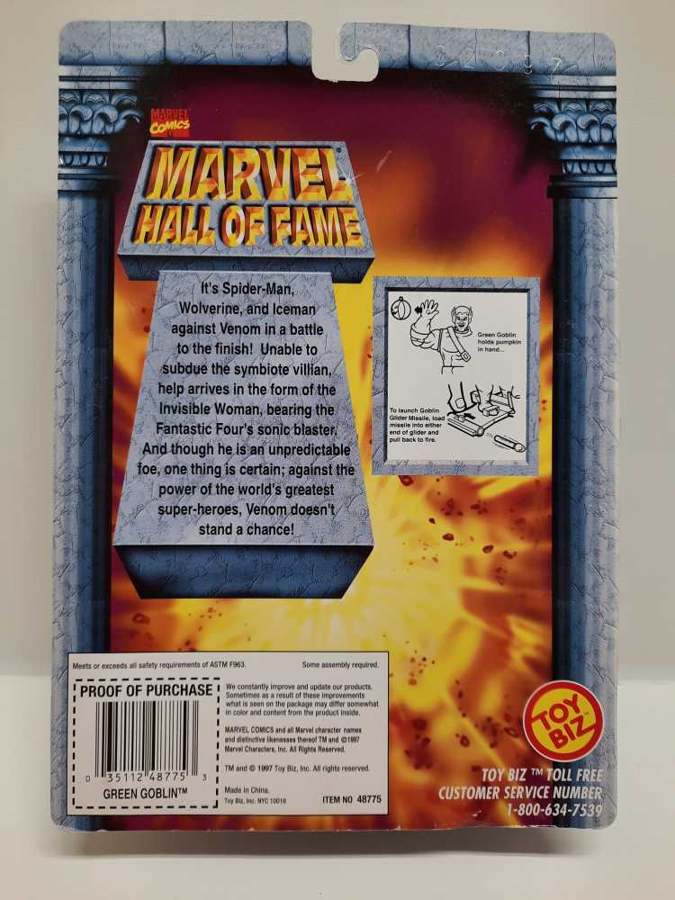 Green Goblin  (Marvel: Hall of Fame: 5”) action figure collectible [Barcode 035112487753] - Main Image 2