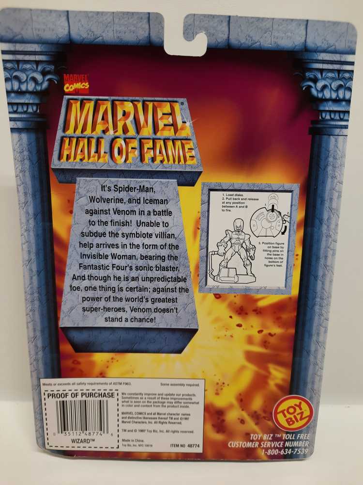 Wizard  (Marvel: Hall of Fame: 5”) action figure collectible [Barcode 035112487746] - Main Image 2