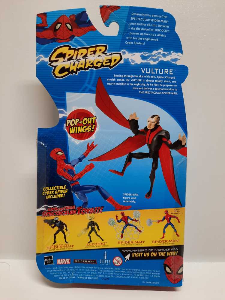 Vulture (Charged)  (Spider-Man: Spectacular: 6”) action figure collectible [Barcode 653569375272] - Main Image 2