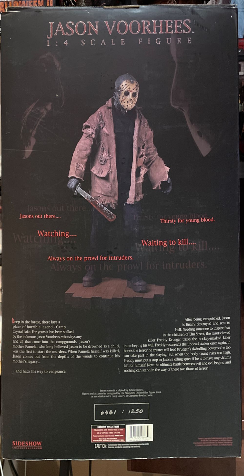 1:4 Sideshow: Freddy Vs Jason Jason Voorhees - Sideshow Collectibles (Freddy Vs Jason) action figure collectible [Barcode 747720206830] - Main Image 2