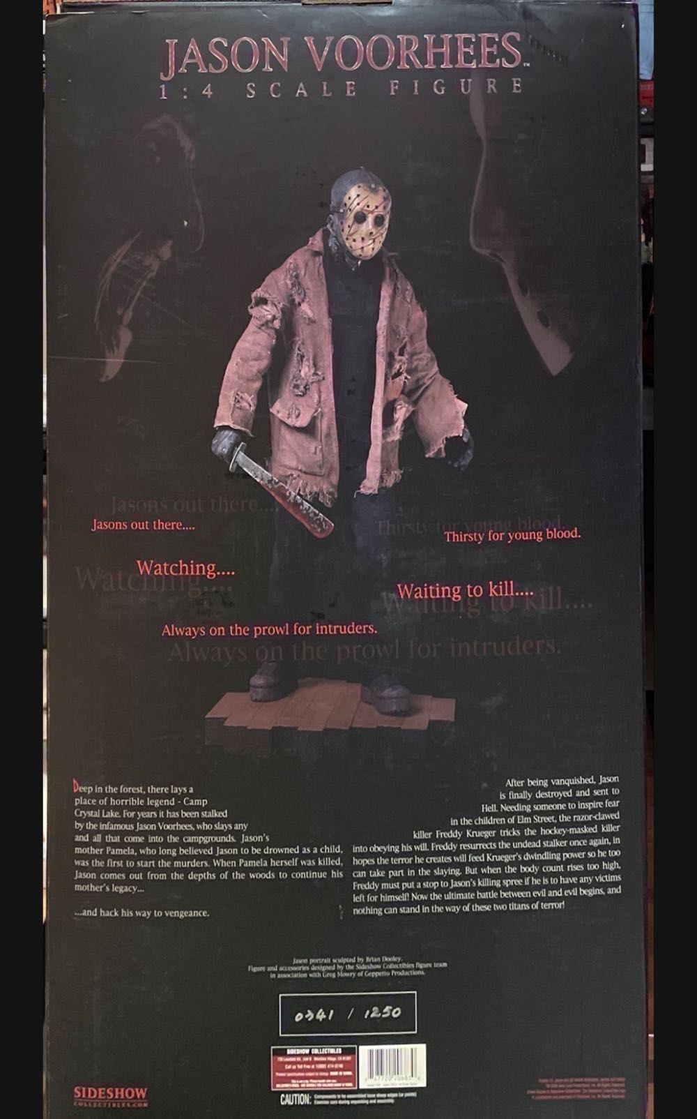 1:4 Sideshow: Freddy Vs Jason Jason Voorhees - Sideshow Collectibles (Freddy Vs Jason) action figure collectible [Barcode 747720206830] - Main Image 3