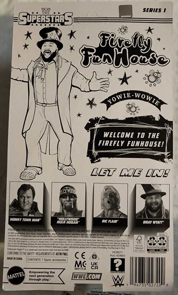 Bray Wyatt - Mattel Wwe (WWE Superstars Series 1) action figure collectible [Barcode 194735027200] - Main Image 2