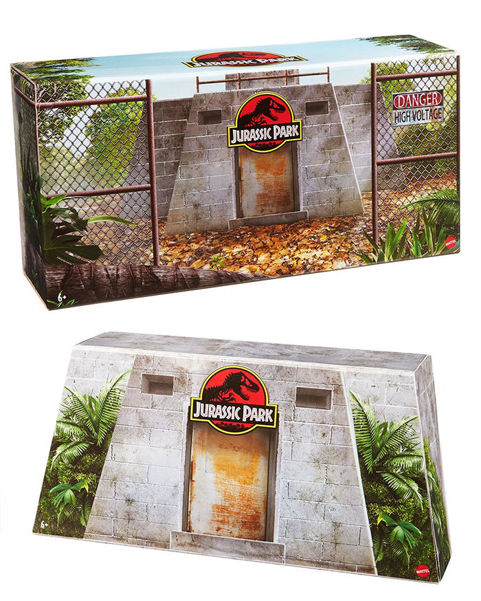 Final Scene 2-Pack (Ray Arnold & Velociraptor) - Mattel (Jurassic Park) action figure collectible [Barcode 887961991635] - Main Image 2