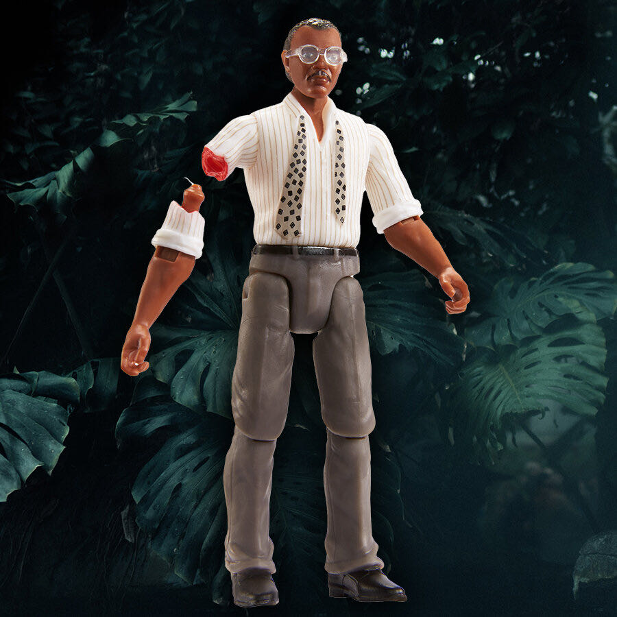 Final Scene 2-Pack (Ray Arnold & Velociraptor) - Mattel (Jurassic Park) action figure collectible [Barcode 887961991635] - Main Image 3