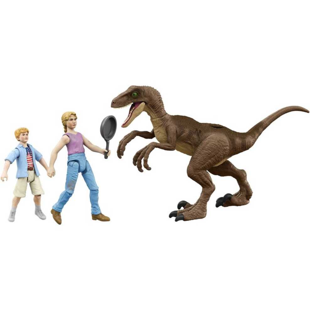 Lex Tim & Legacy Kitchen Encounter - Mattel (Jurassic World: Legacy Collection) action figure collectible [Barcode 194735039890] - Main Image 2