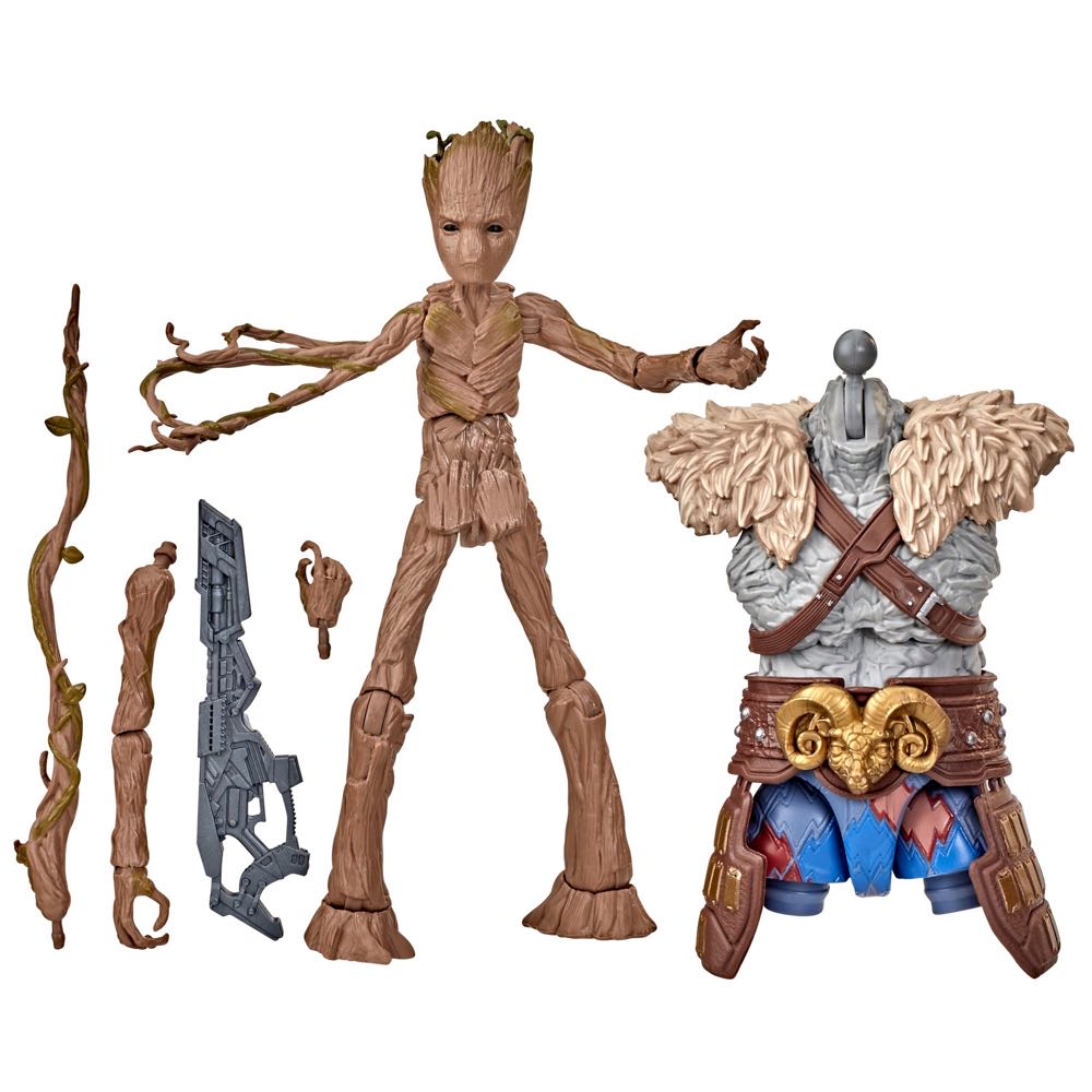Groot (with Korg) - Hasbro (Thor: Love & Thunder) action figure collectible [Barcode 5010993964390] - Main Image 3