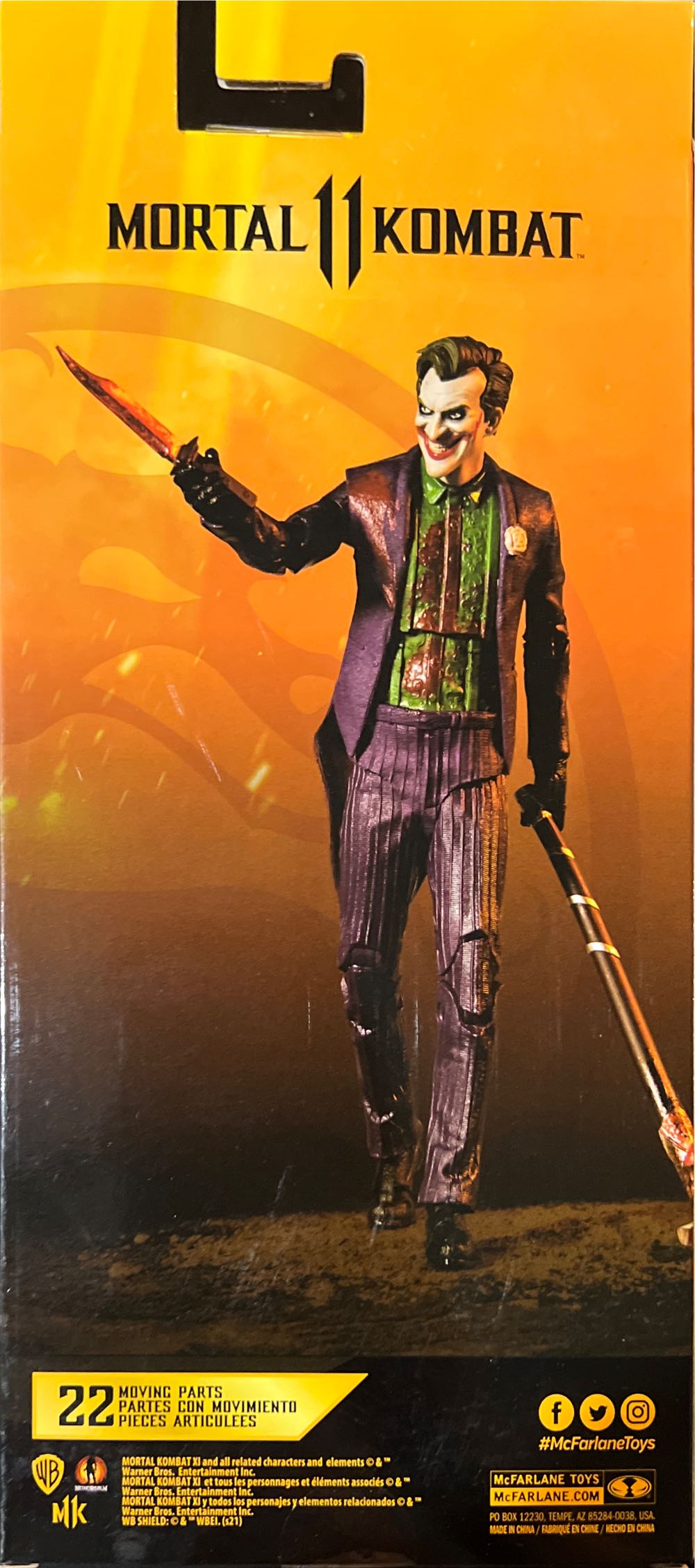 The Joker <MK11 Base> - McFarlane Toys (Mortal Kombat 11) action figure collectible [Barcode 787926110586] - Main Image 2