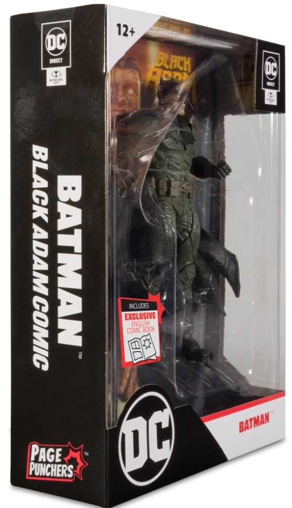 McFarlane Toys: Black Adam - Batman - DC Direct / McFarlane Toys (Page Punchers: Black Adam) action figure collectible [Barcode 787926159028] - Main Image 3
