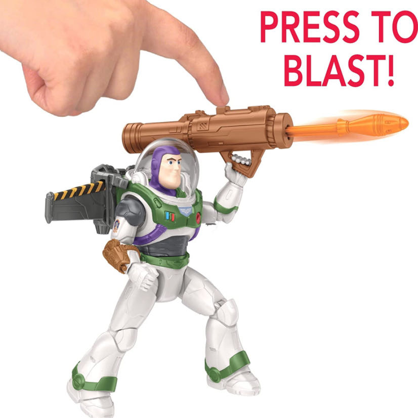Lightyear 5”: MISSION EQUIPPED BUZZ LIGHTYEAR Action Figure - Mattel (Disney•Pixar) action figure collectible [Barcode 194735069408] - Main Image 3
