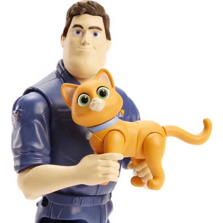 Lightyear 5”: BUZZ LIGHTYEAR & SOX - Mattel (Disney•Pixar) action figure collectible [Barcode 194735068845] - Main Image 2