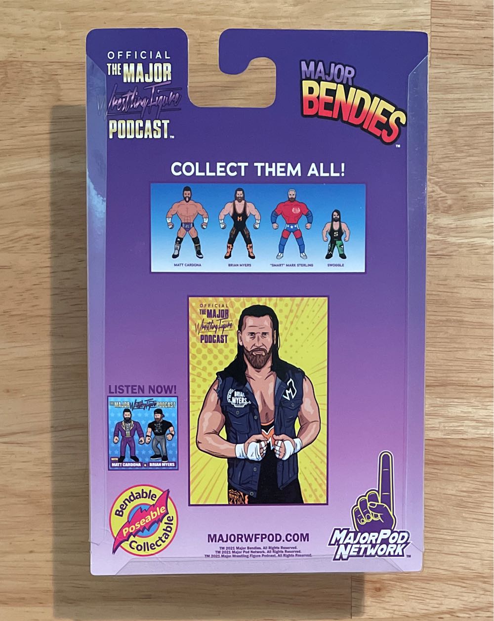The Major Wrestling Figure Podcast Major Bendies Series 1: Swoggle - The Major Wrestling Figure Podcast (The Major Wrestling Figure Podcast Major Bendies Series 1) action figure collectible - Main Image 2