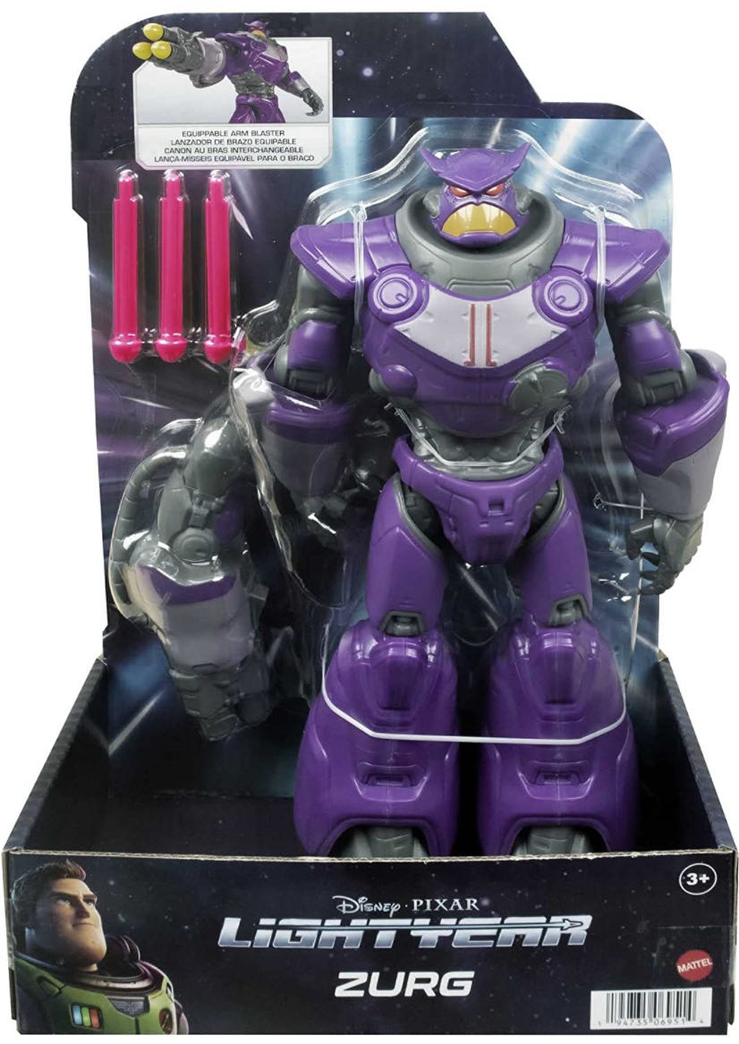 Lightyear 5”: ZURG with Equippable Arm Blaster - Mattel (Disney•Pixar) action figure collectible [Barcode 194735069514] - Main Image 2