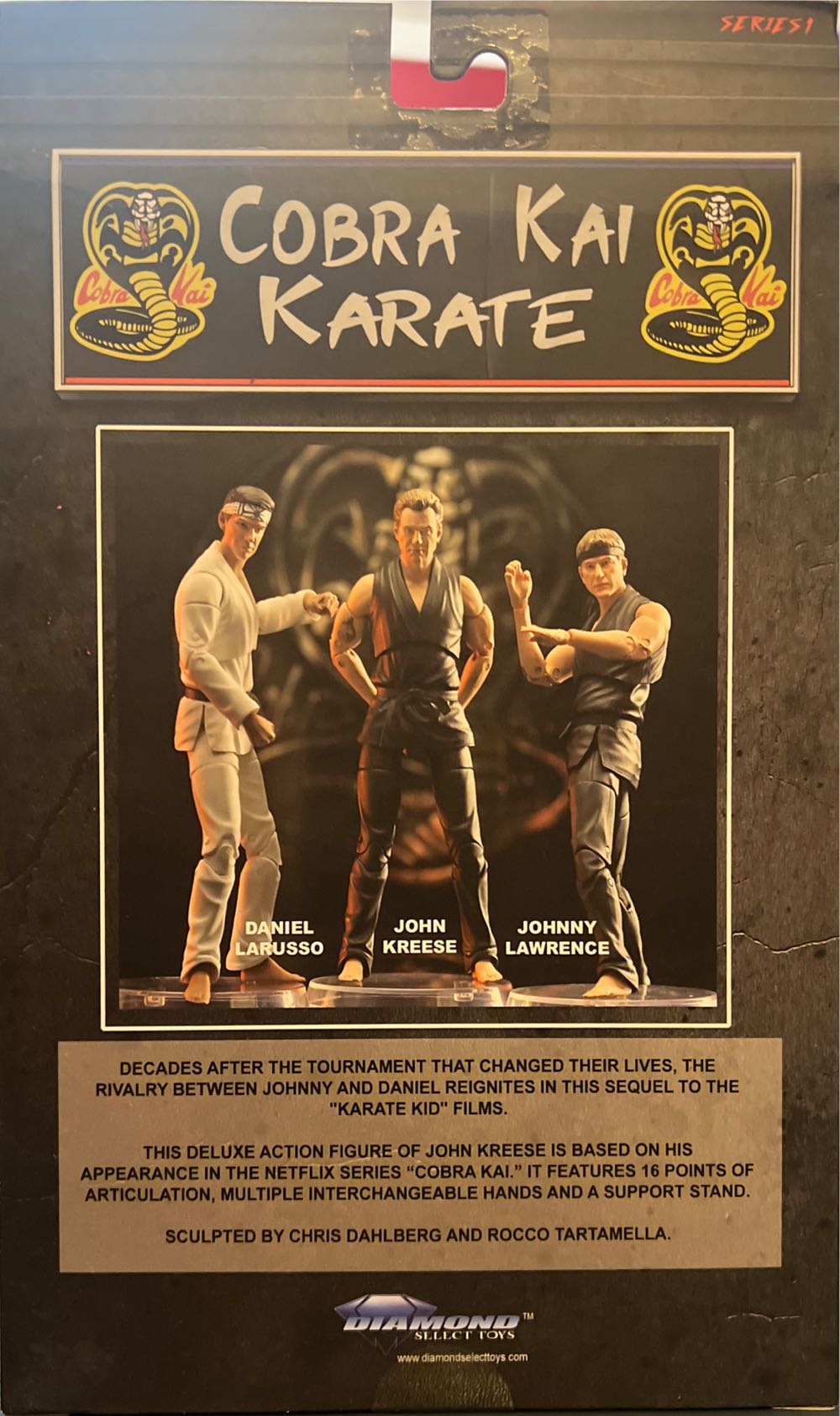John Kreese - Diamond Select (The Karate Kid - Cobra Kai) action figure collectible [Barcode 699788843826] - Main Image 3