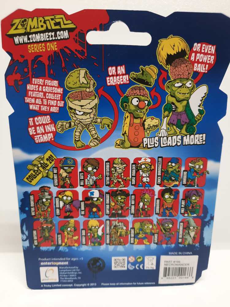 Necromancer  (Zombiezz: 3”) action figure collectible [Barcode 895221001666] - Main Image 2
