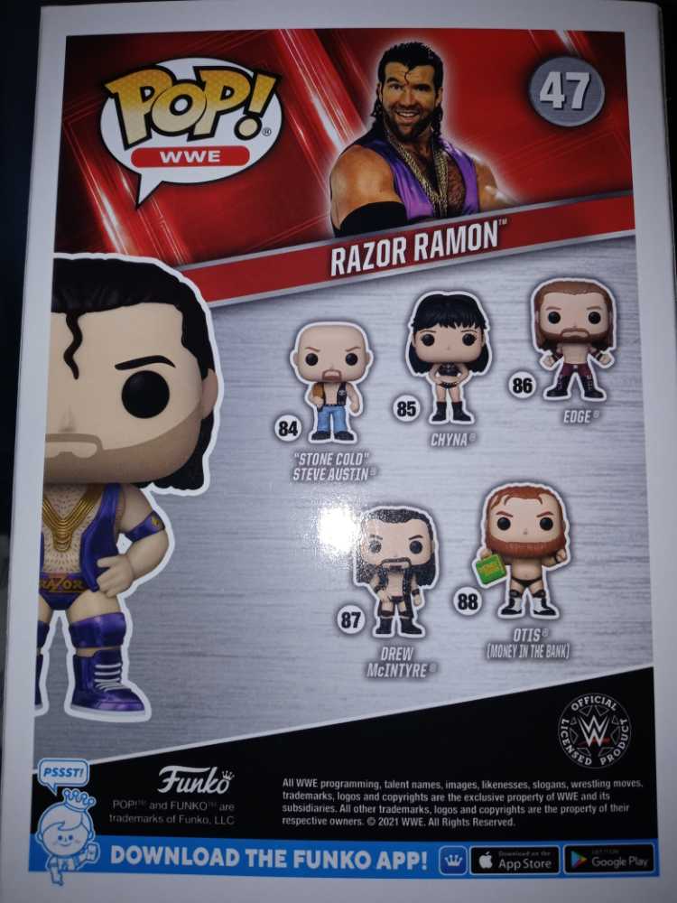 Razor Ramon Gamestop Exclusive - Funko (WWE Funko) action figure collectible [Barcode 889698623728] - Main Image 2