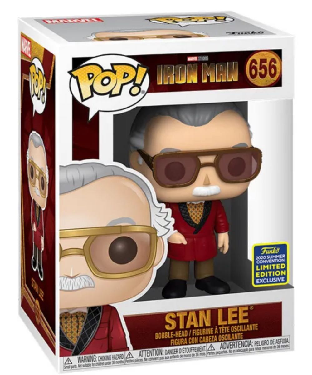 Funko Stan Lee (Iron Man) 656 2020 Summer Convention Limited Edition  action figure collectible [Barcode 889698498159] - Main Image 2