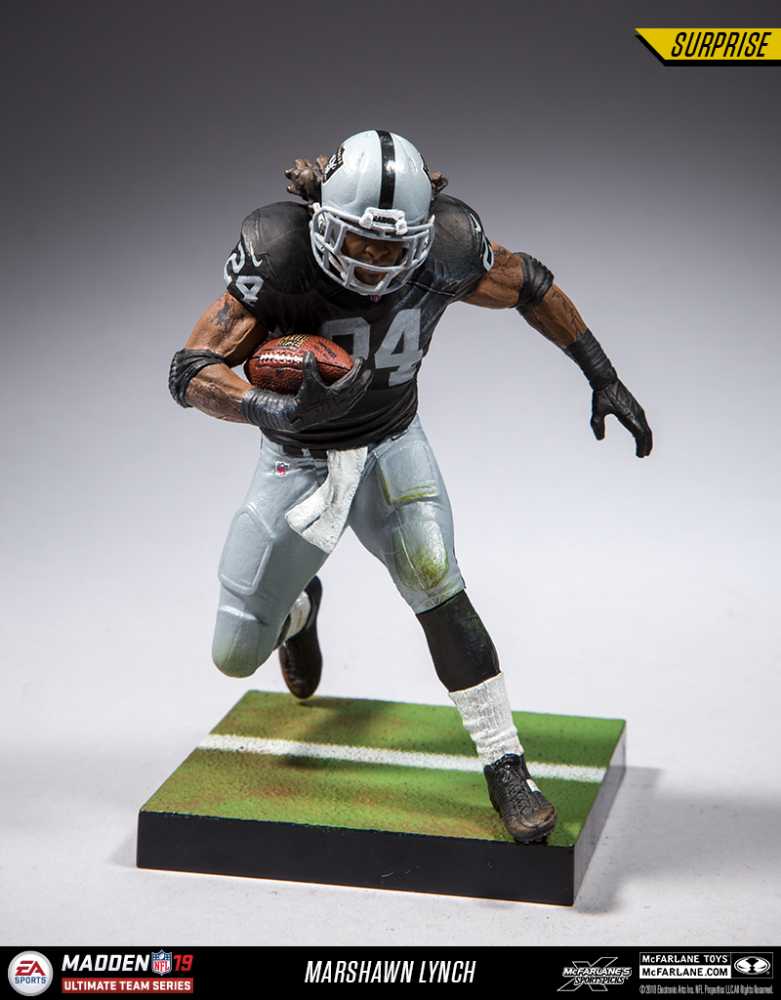 Marshawn Lynch - McFarlane (Oakland Raiders) action figure collectible - Main Image 1