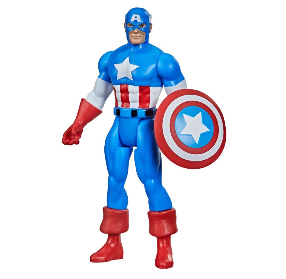 Captain America - Hasbro / Kenner (Marvel Legends Retro) action figure collectible [Barcode 5010993842513] - Main Image 3