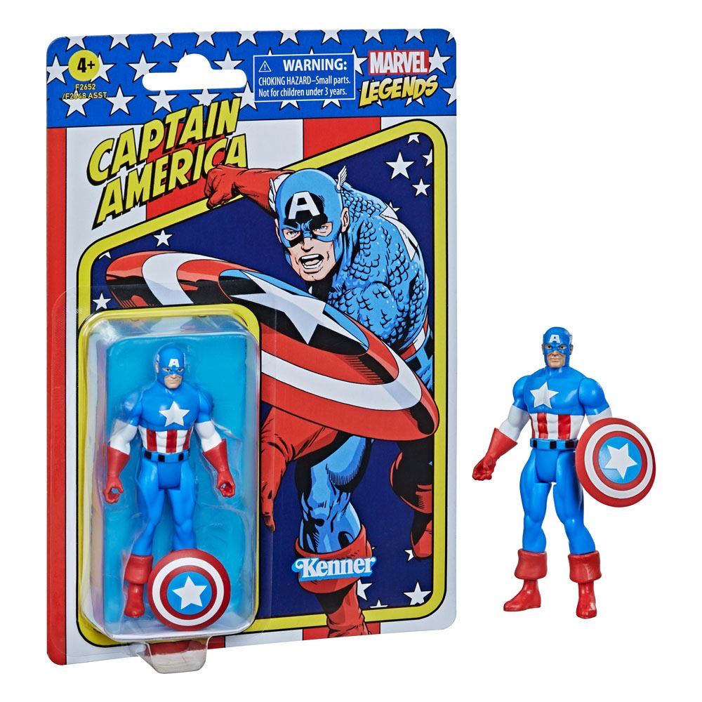 Captain America - Hasbro / Kenner (Marvel Legends Retro) action figure collectible [Barcode 5010993842513] - Main Image 4
