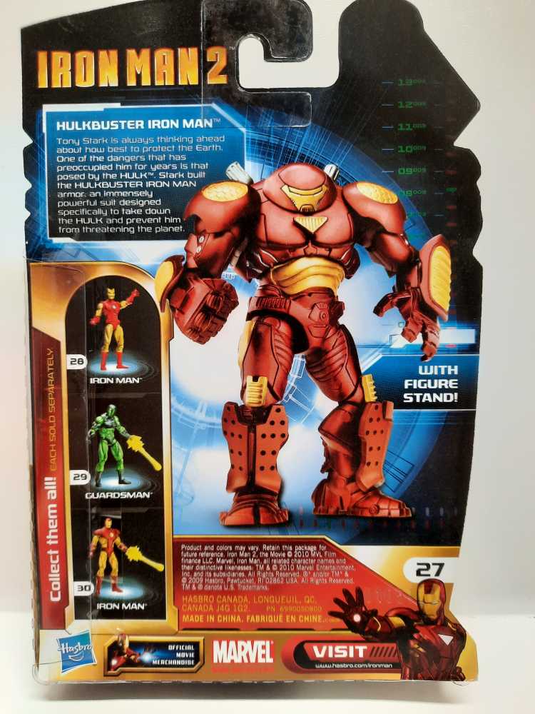 Hulkbuster Iron Man - Hasbro (Marvel: Iron Man 2: 3”) action figure collectible [Barcode 653569504283] - Main Image 2