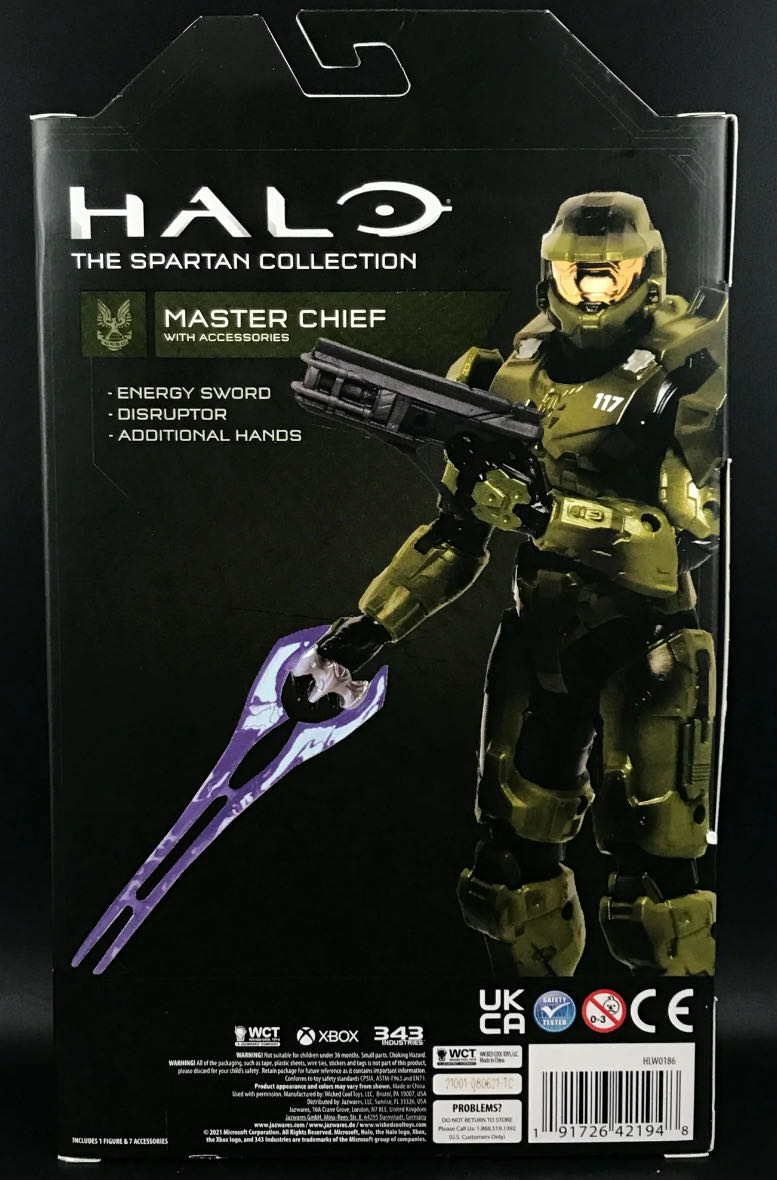 Master Chief - Jazwares (HALO) action figure collectible [Barcode 191726421948] - Main Image 4