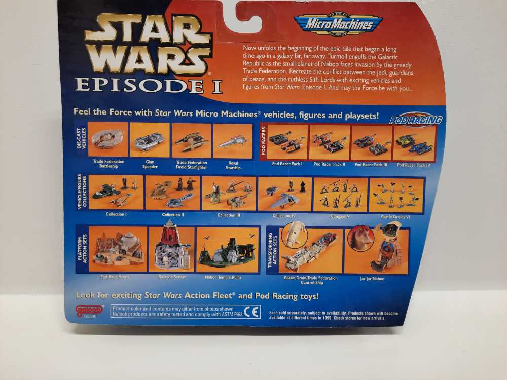 Collection VI (Battle Of The Droids)  (Micro Machines: Star Wars) action figure collectible [Barcode 047246665068] - Main Image 2