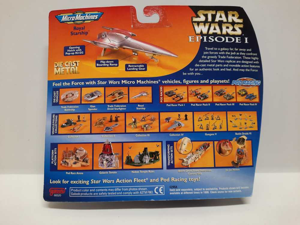 Royal Starship  (Micro Machines: Star Wars) action figure collectible [Barcode 047246665211] - Main Image 2