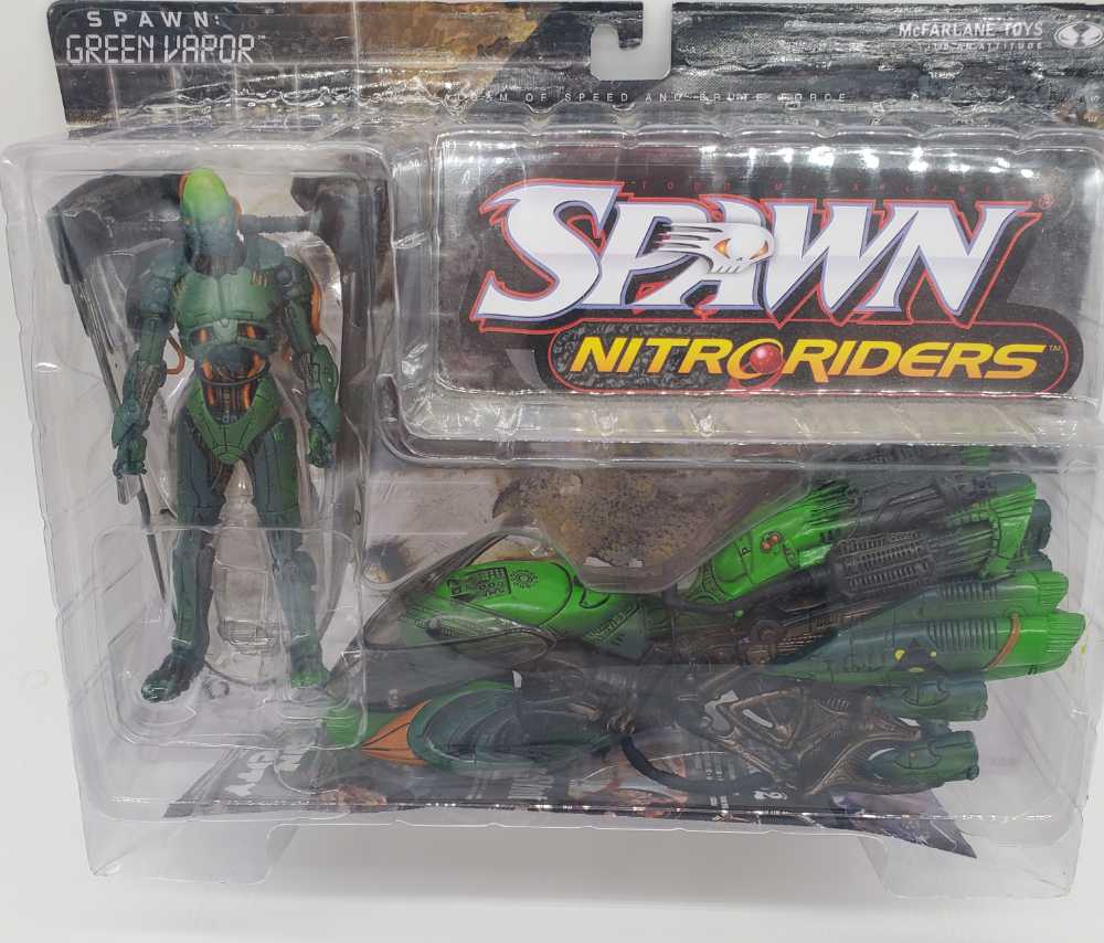 McFarlane Spawn Series 16 Nitro Riders Green Vapor - McFarlane Spawn Nitro Riders (McFarlane Spawn Nitro Riders) action figure collectible - Main Image 1