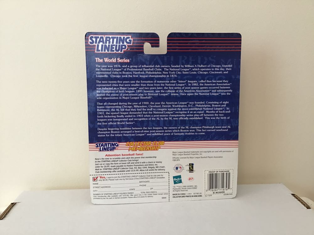 Mark McGwire - Kenner action figure collectible - Main Image 2