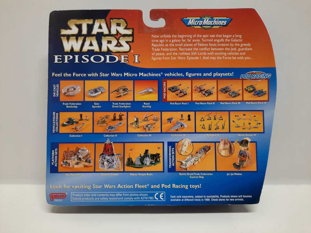 Collection I (Podracer)  (Micro Machines: Star Wars) action figure collectible [Barcode 047246665013] - Main Image 2