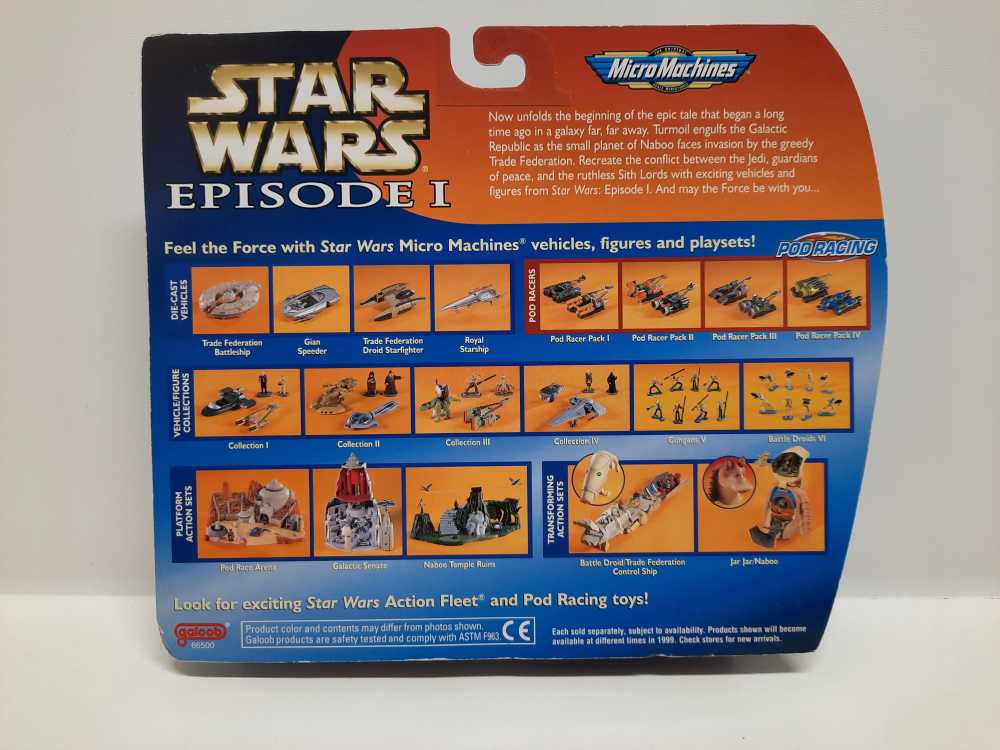 Collection II - Hasbro (Micro Machines Episode I (Vehicle/Figure Collections)) action figure collectible [Barcode 047246665020] - Main Image 2