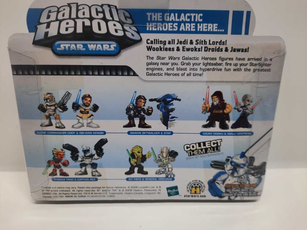 Kit Fisto & General Grievous  (Star Wars: Galactic Heroes: 2”) action figure collectible [Barcode 653569331476] - Main Image 2