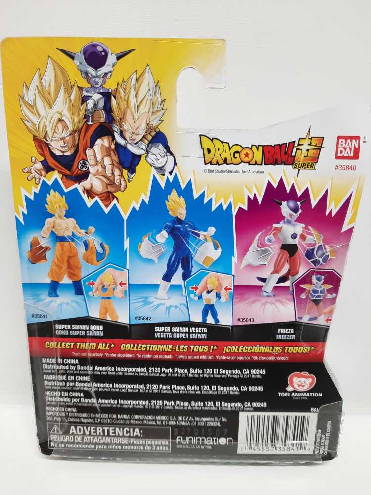 Super Saiyan Goku  (Bandai: Dragonball Super: 4”) action figure collectible [Barcode 045557358419] - Main Image 2