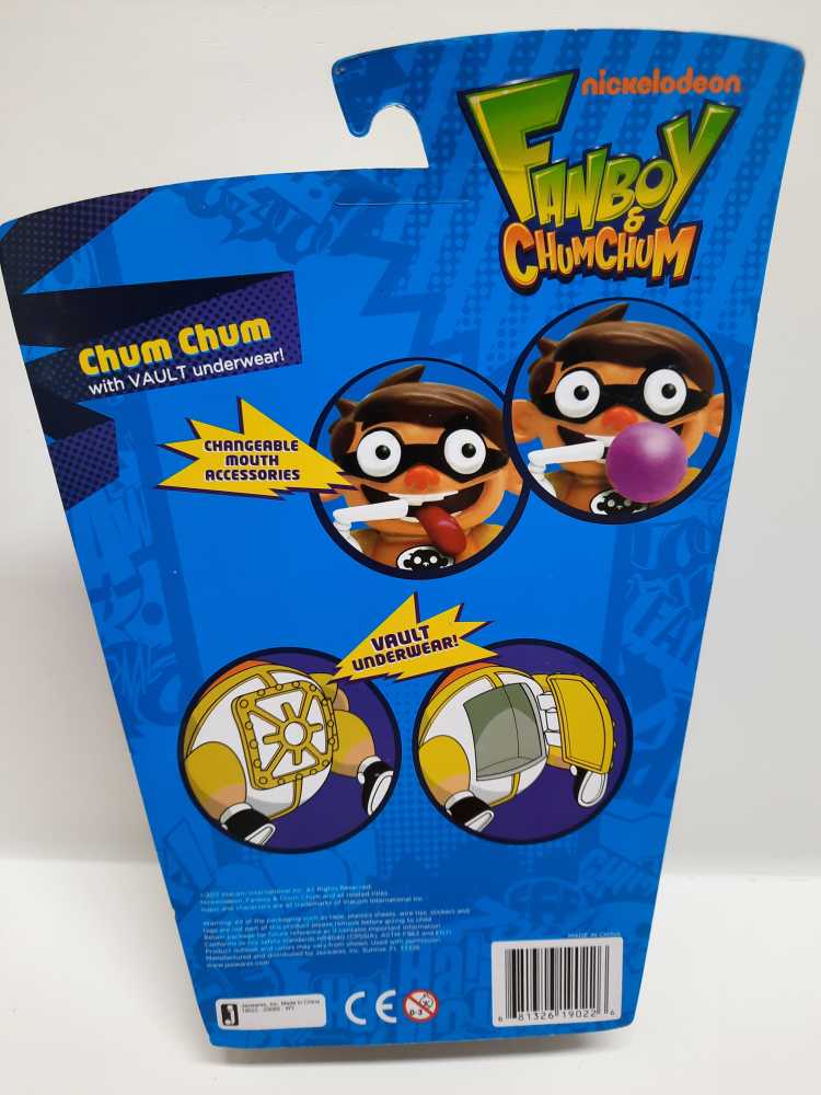 Chum Chum  (Nickelodeon: Fanboy & Chum Chum: 6”) action figure collectible [Barcode 681326190226] - Main Image 2