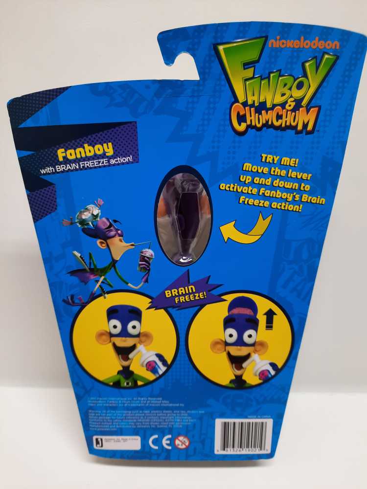 Fanboy  (Nickelodeon: Fanboy & Chum Chum: 6”) action figure collectible [Barcode 681326190219] - Main Image 2