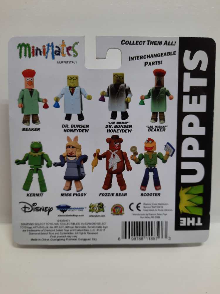 The Muppets: Dr. Bensenville Honeydew & Beaker  (MiniMates) action figure collectible [Barcode 699788118573] - Main Image 2