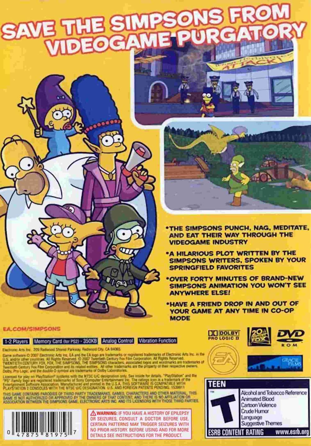 The Simpsons Game  action figure collectible [Barcode 5030930059415] - Main Image 3