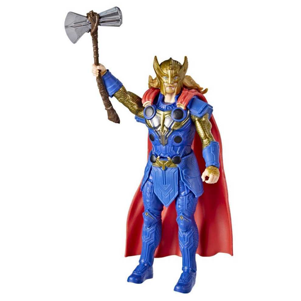 2022 Marvel Mighty Thor Love And Thunder Deluxe 6” Action Figure ! - Lot of 2  action figure collectible [Barcode 5010993948352] - Main Image 2