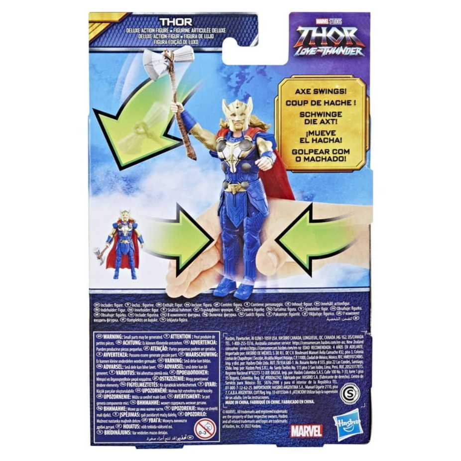 2022 Marvel Mighty Thor Love And Thunder Deluxe 6” Action Figure ! - Lot of 2  action figure collectible [Barcode 5010993948352] - Main Image 3