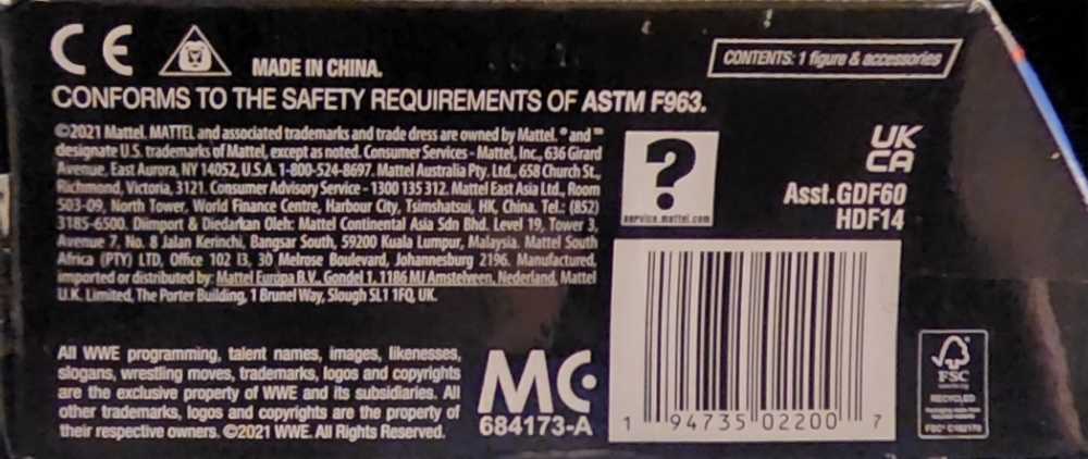 Rey Mysterio Elite 92 - Mattel (WWE Elite Collection Series 92) action figure collectible [Barcode 194735022007] - Main Image 3
