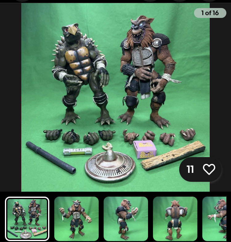 Tokka & Rahzar - Neca (T.M.N.T) action figure collectible - Main Image 3