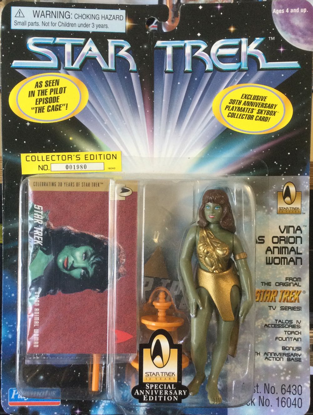 Star Trek (30th Anniversary) - Vina Orion - Playmates (Star Trek) action figure collectible - Main Image 1