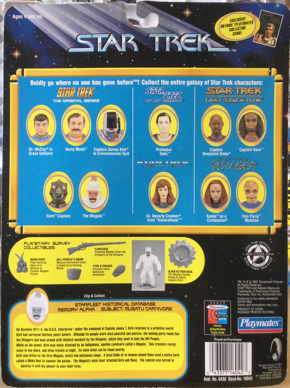 Star Trek (30th Anniversary) - Mugatu - Playmates (Star Trek) action figure collectible - Main Image 2