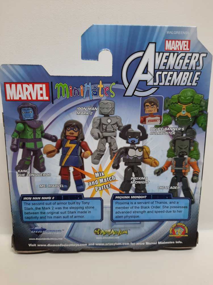 Iron Man Mark 2 & Proxima Midnight  (MiniMates) action figure collectible [Barcode 699788816455] - Main Image 2